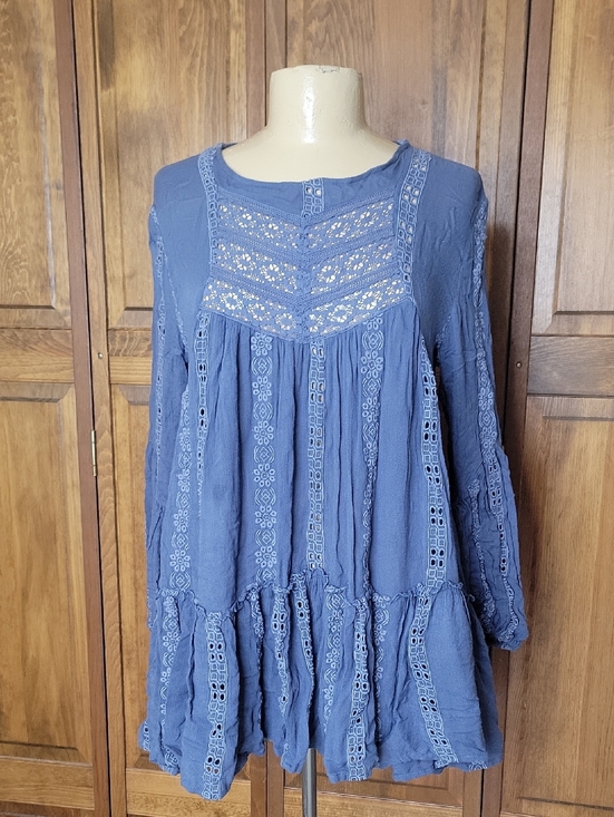 Free People Tops - Free People NWOT Kiss Kiss Tunic Top  Sz Small